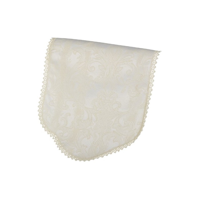 Classic Home Store Jacquard Damask Antimacassar Pair of Standard Round