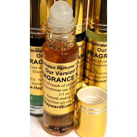HYWD Enterprises Perfume Oil Compatible to BRITANNIA for Men and Women, Unisex Fragrance Rendition, Eau de Parfum, 1/3 oz. (10ml) Glass Roll on (SCENTS A - E)