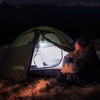 EverBrite Rechargeable Camping Light, 3 Modes with Clip Hook, Green