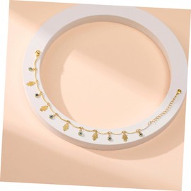 CHILDWEET Anklet Women's Adjustable Alloy Chain Bracelet Gold Plated Fashion Accessory for Party