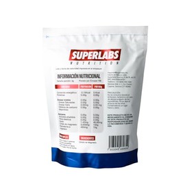 Superlabs Nutrition Citrato de Magnesio Premium en Polvo 500 gramos Sabor Natural