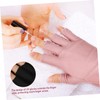 Healvian 3sets Manicure Nail Gloves Fingerless Hand Gloves for Gel