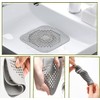 2 Stück Abflusssieb Silikon, Abflusssieb Dusche Haarfänger Badewanne Abflussabdeckung, für