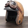 fufupaw Motorcycle Goggles Retro Motorcycle Goggles Windproof Aviator Goggles Windproof
