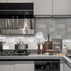 BSABSAQAA 10 Sheets Peel and Stick Backsplash for Kitchen 12"X12"