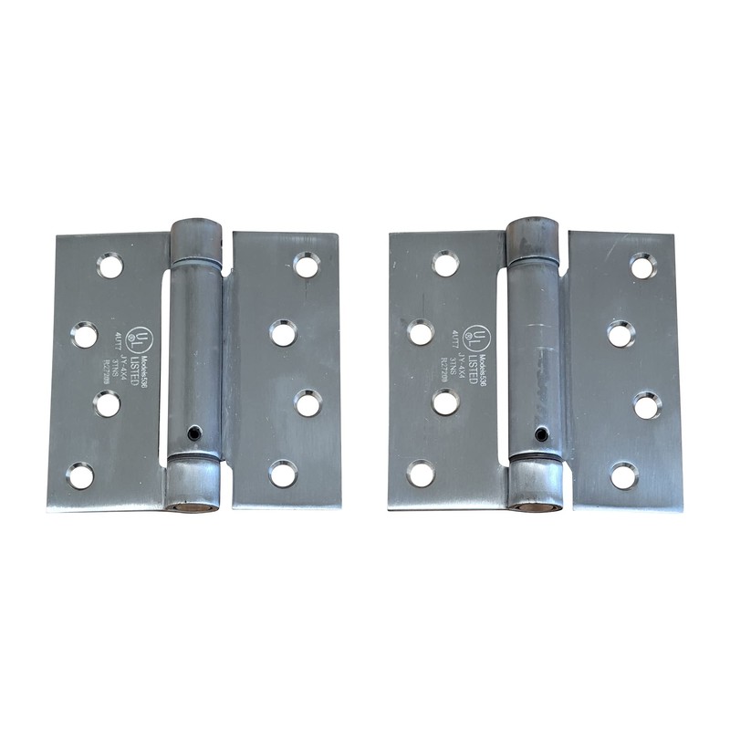 Hinge Outlet Stainless Steel Spring Hinge - 4 Inch Square