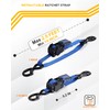 Strapinno Retractable Ratchet Straps - 1 in x 2.5 ft