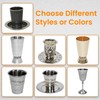 Majestic Giftware KC156 Stainless Steel Kiddush Cup, 2.5-Inch, Minimum Shiur