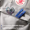 2 peines de mariposa de acero inoxidable plegables para entrenamiento