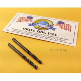 Drill Hog 1/8" Stubby Bit Screw Machine Bit 1/8" Stub Drill Hog Bit Lifetime Warranty