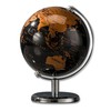 SATOMO Globe Antique Stylish Interior English Language Rotating World Map