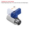 PATIKIL 3/8 NPT Ball Valve, Shut-off Ball Valve, Mini Ball