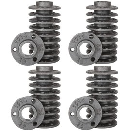 40 Pack 1/2" Floor Flange Pipe Fittings 1/2 Inch Industrial Black Pipe Flange Malleable Iron Flange Pipe Fittings Threaded Decorative Plumbing Flange for DIY Project Vintage Furniture