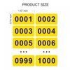 3 Rolls 1-1000 Inventory Number Sticker Labels, 1.57 X 0.78