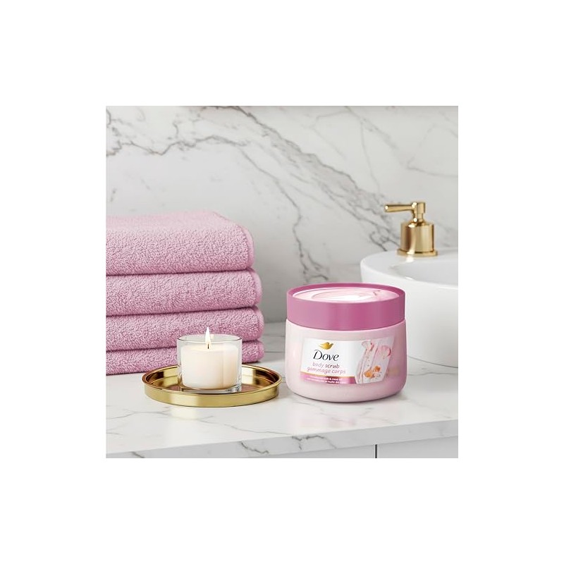 Dove Himalayan Salt & Rose Oil Body Scrub