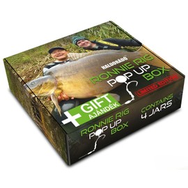 Haldorado Ronnie Rig Pop Up Box Limited Edition Fishing Lure Set with 4 Flavours Gift Set with Ronnie Rig PR - 6