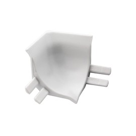 Cover Rail for Bathtub Sink with Sealing Lip PVC White Inner Corner PVC