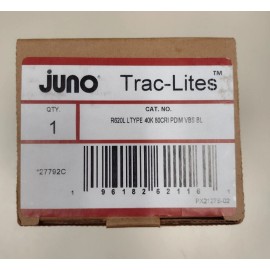 Juno Track Lighting R620L LTYPE 40K 80CRI PDIM VBS BL Trac Lites 15W