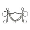 Korsteel Stainless Steel Cambridge Mouth Pelham Bit, 5.5"