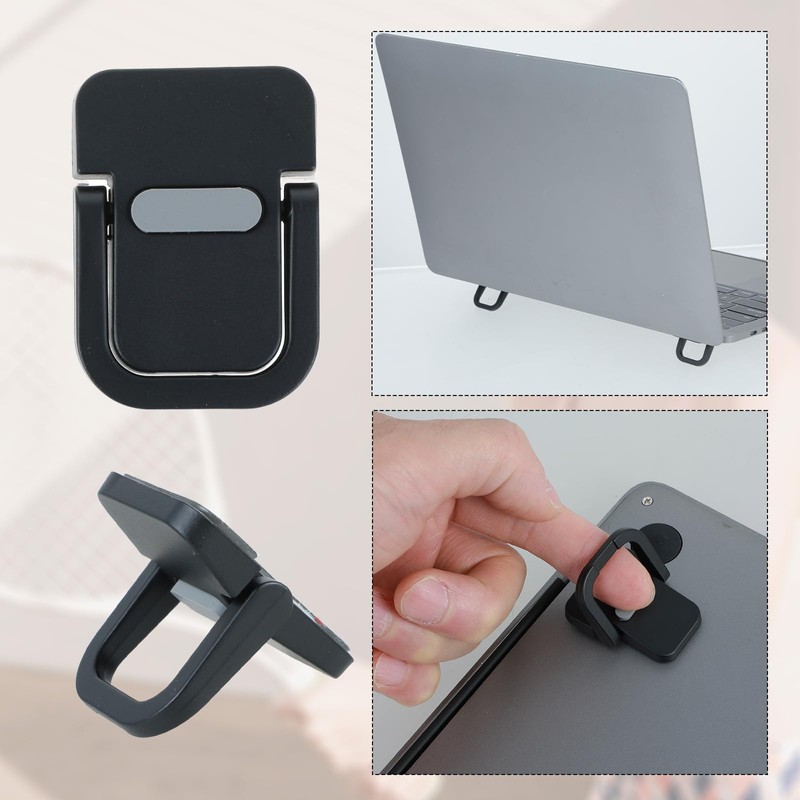 Apausvcm 2Pcs Keyboard Riser, Self-Adhesive Mini Keyboard Stand for Desk