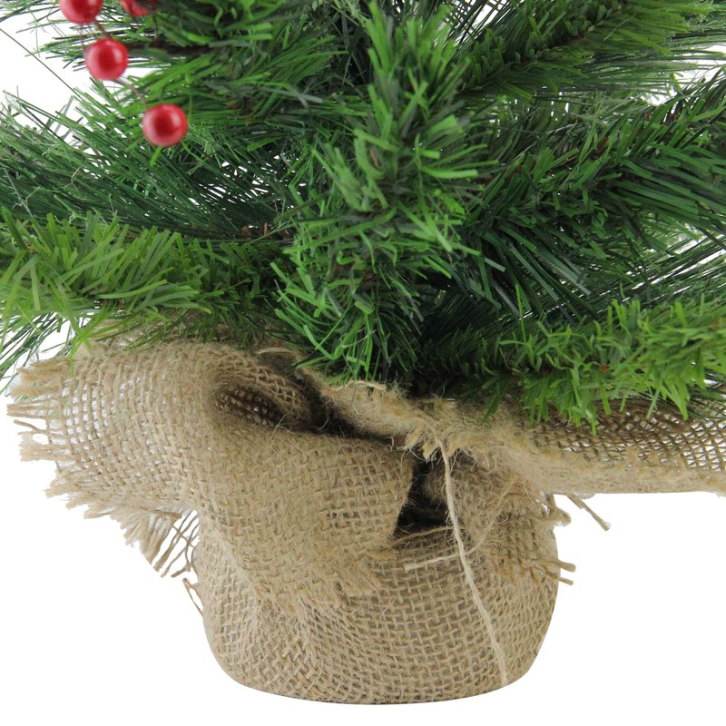 Northlight Mixed Cashmere Berry Pine Artificial Christmas Tree, Green