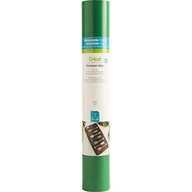 Cricut Premium Vinyl Removable for All Cricut Cutting Machines, No Residue Vinyl for DIY Crafts, Wall Decals, Stickers, In-House Decor and More, Green