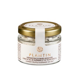 Plantin Truffle Sea Salt – Gourmet French Seasoning with Real Truffle Pieces – Premium Culinary Sea Salt for Pasta, Eggs, Meat, Vegetables, Popcorn, and Restaurant-Style Cooking at Home (100g Jar)
