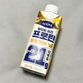 [웰빙창고] CJ 얼티브 프로틴 바나나맛 250ML 18입 [Wellness Warehouse] CJ Ultiv Protein Banana Flavor 250ML 18 Packs