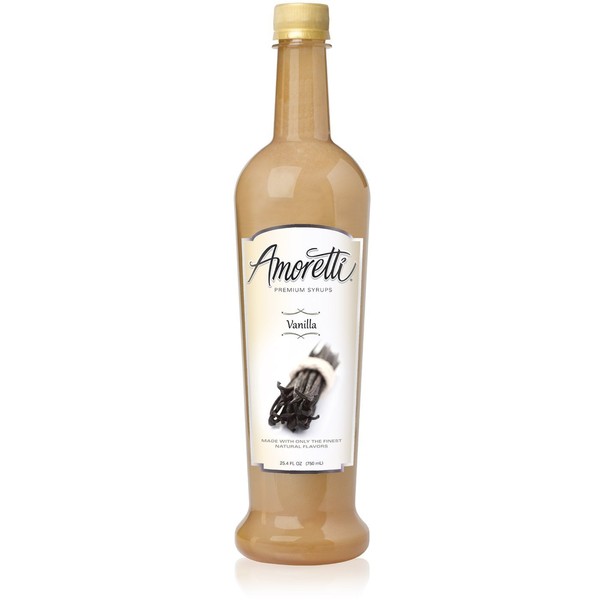 Amoretti Premium Syrup, Vanilla, 25.4 Ounce