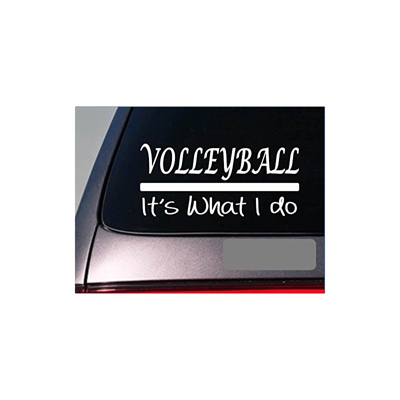 Volleyball It's What I do Sticker 8" Decal Sand Beach