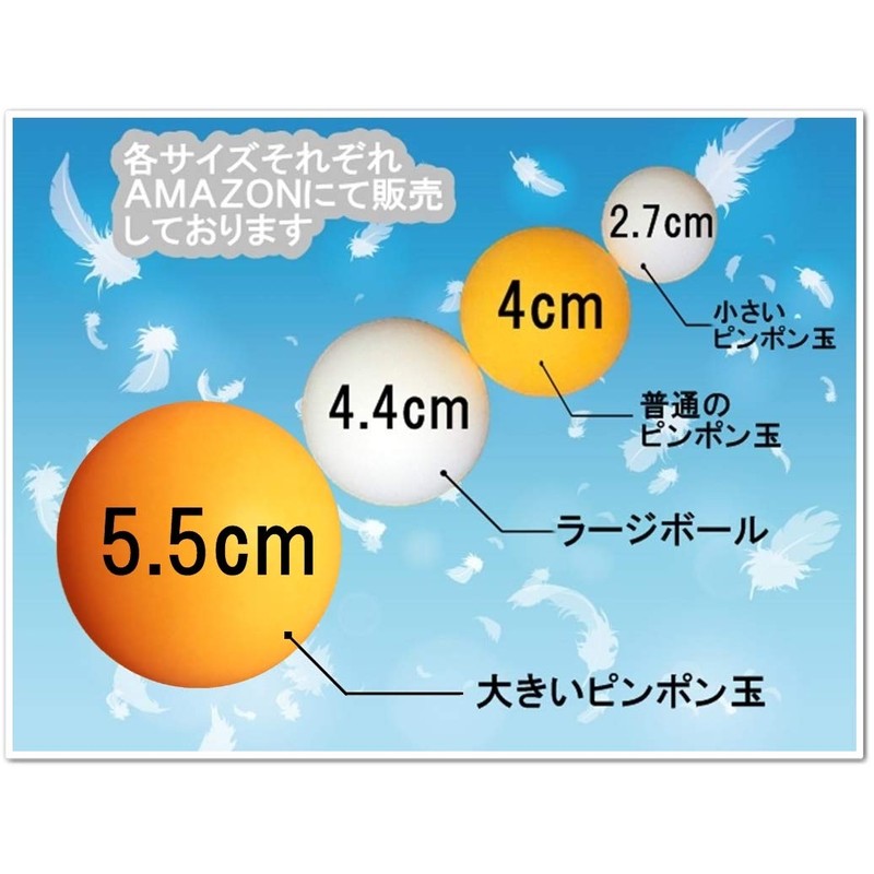 TAKASUE 100 PCS Ping Pong Balls Ping Pong Balls Plastic