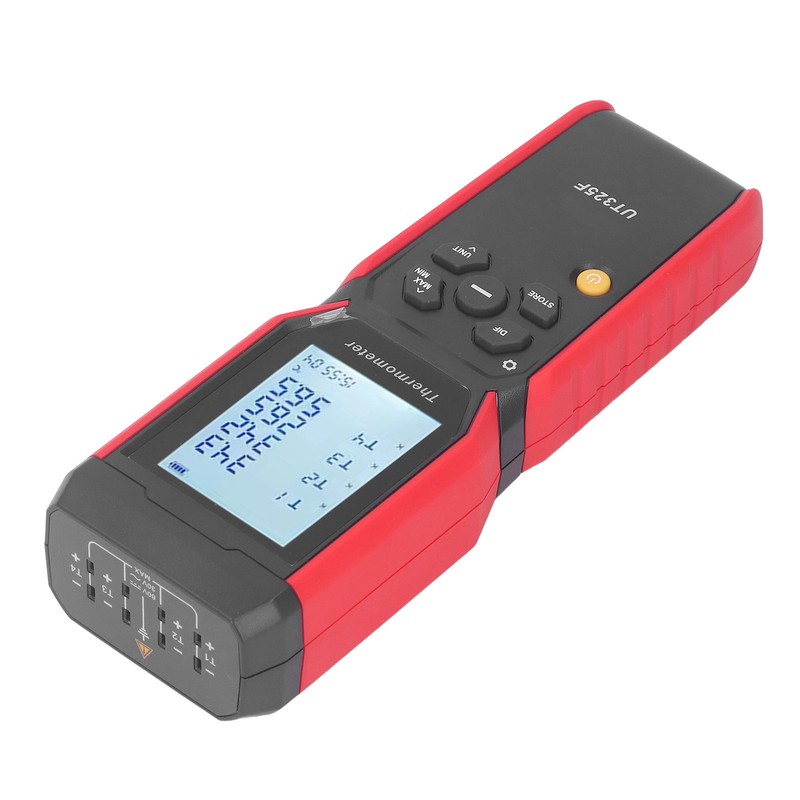 Temperature Thermocouple Thermometer High Accuracy 4 Channel Digital Thermometer for