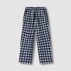 JAJU [JAJU/자주] 여 극세사 패턴 파자마 팬츠_라이트 네이비 [JAJU] Women's