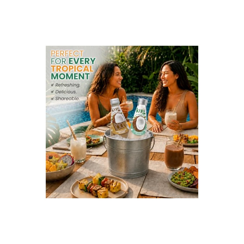 Kuii Coconut Milk Drink Variety Pack – Original Coconut Jelly