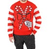 Costume Agent Suck It Candy Cane Ugly Christmas Sweater (XX-Large)