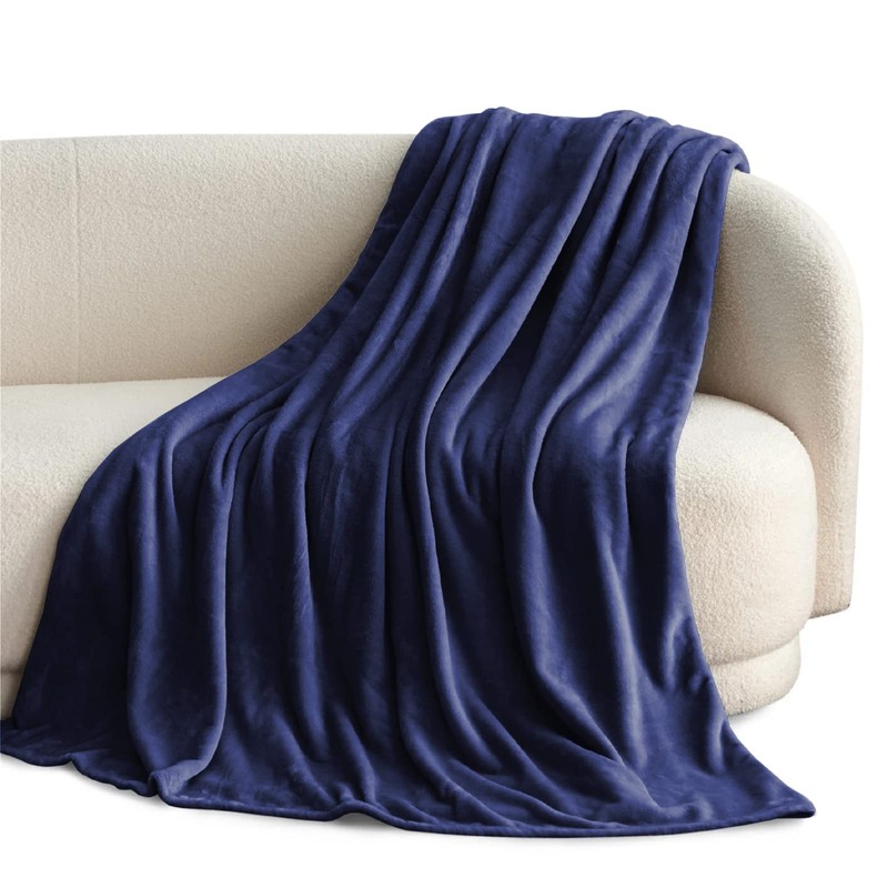 Haffa Fleece Blanket and Throws 400 GSM Fluffy Sofa Throw