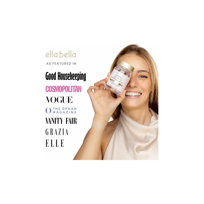 Ella Bella Suero Capilar Queratina Aceite Aragan Vi A, E,