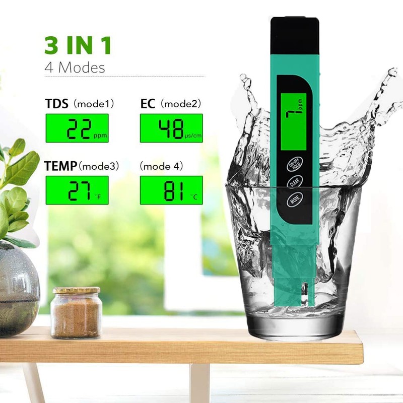 2024 Newest TDS Meter Digital Water Tester, Lxuemlu Professional 3-in-1