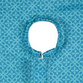 DII Outdoor Tabletop Collection - Mantel con Cremallera, Redondo, 60 Pulgadas, Color Azul