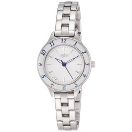 Seiko AHJK462 Women's Wristwatch, Angene, Epoach-Quarts, Silver, white, Bracelet Type