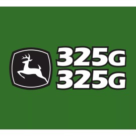 Aftermarket 325G Compact Track Loader Premium Vinyl Decal Kit - Construction Equipment