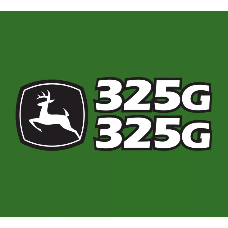 Aftermarket 325G Compact Track Loader Premium Vinyl Decal Kit -