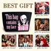YINSSA Skeleton Gifts Makeup Bag For Women Friends Sister Spooky