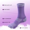 BUDERMMY Crew Socks for Women Hiking Athletic Running Walking Cushioned