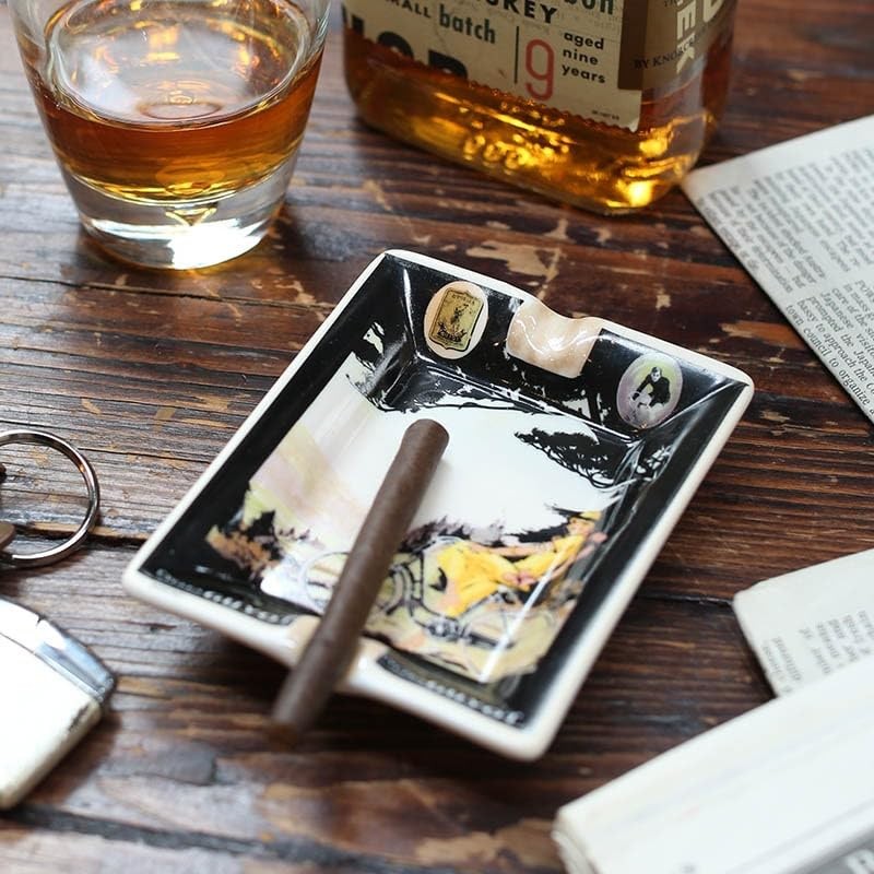 Dulton Ashtray Art Ashtray, white