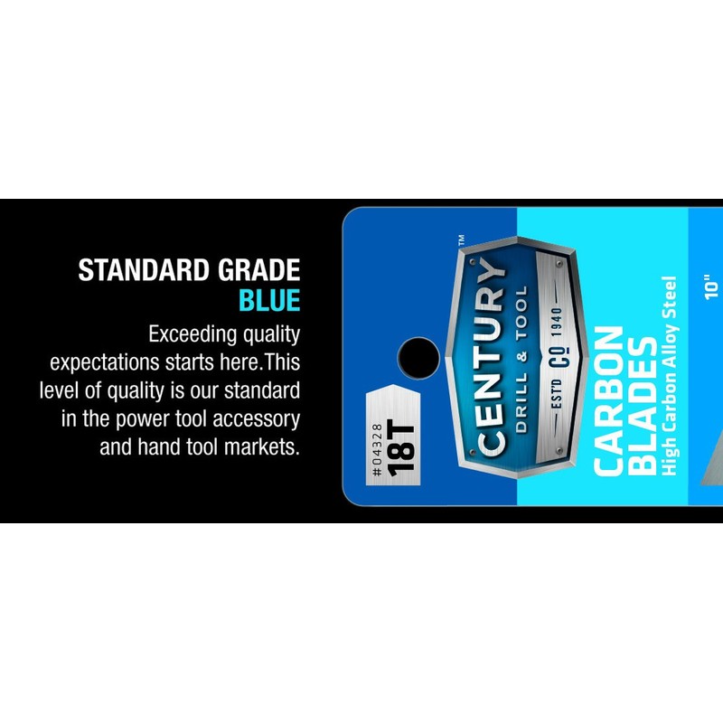 Century Drill & Tool 4336 High Carbon Alloy Steel Hacksaw