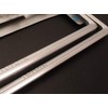 GENUINE Toyota License Plate Frame (Silver Metallic specification Front &