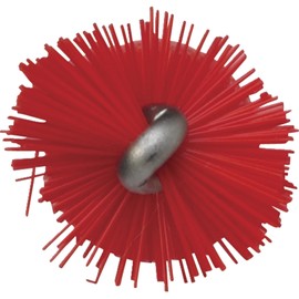 Vikan, Red Tube Brush,for Flexible Handle.5,PP/PBT, 5354