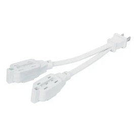Multicontacto Con Cable Flexible Volteck 46353 Color Blanco                                                                                           