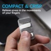 ppoqq Haptic Fidget Slider Metal Fidget Toys for Adults, EDC